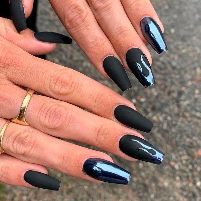 Perfect Black Nails for Every Occasion - 8