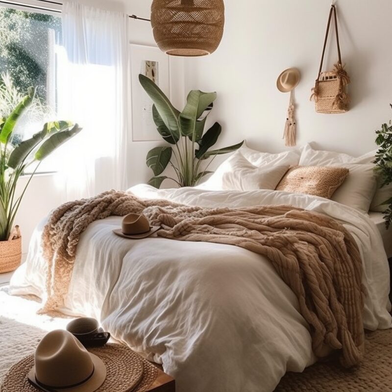 Earthy Bedroom: Embracing Natural Elements for a Cozy Space - 6