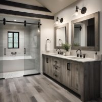 Modern Farmhouse Bathroom: A Blend of Rustic Charm and Contemporary Elegance