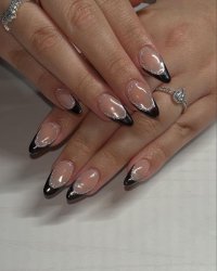 Stylish and Trendy Black French Tip Nails: A Timeless Classic with a Modern Twist